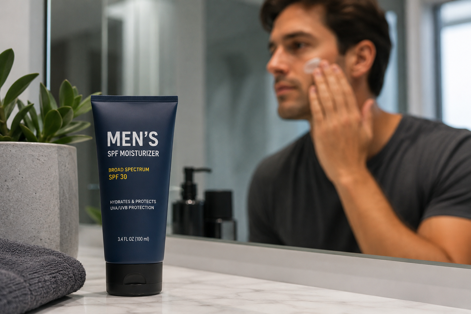 men's skincare sun protection