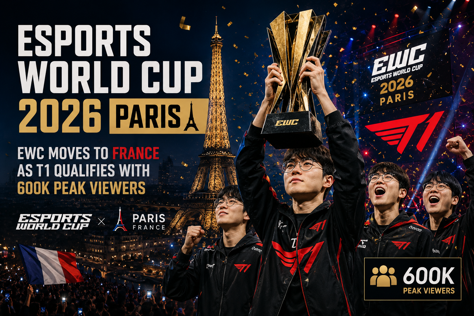 Esports World Cup 2026 Moves to Paris