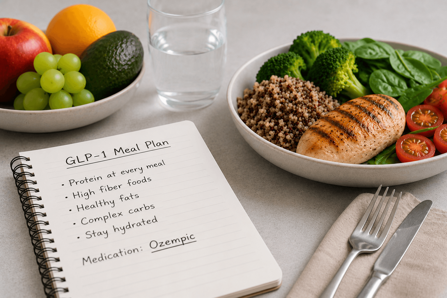 A GLP-1 Diet Plan That Works With the Medication