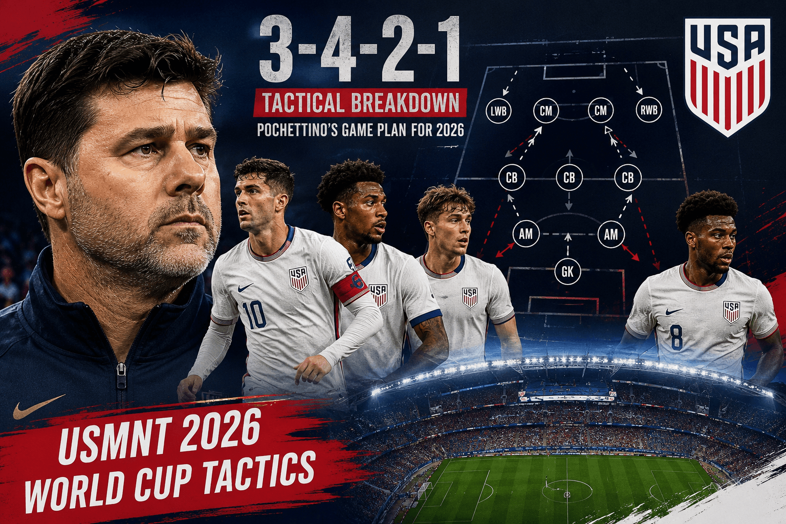 How Pochettino's 3-4-2-1