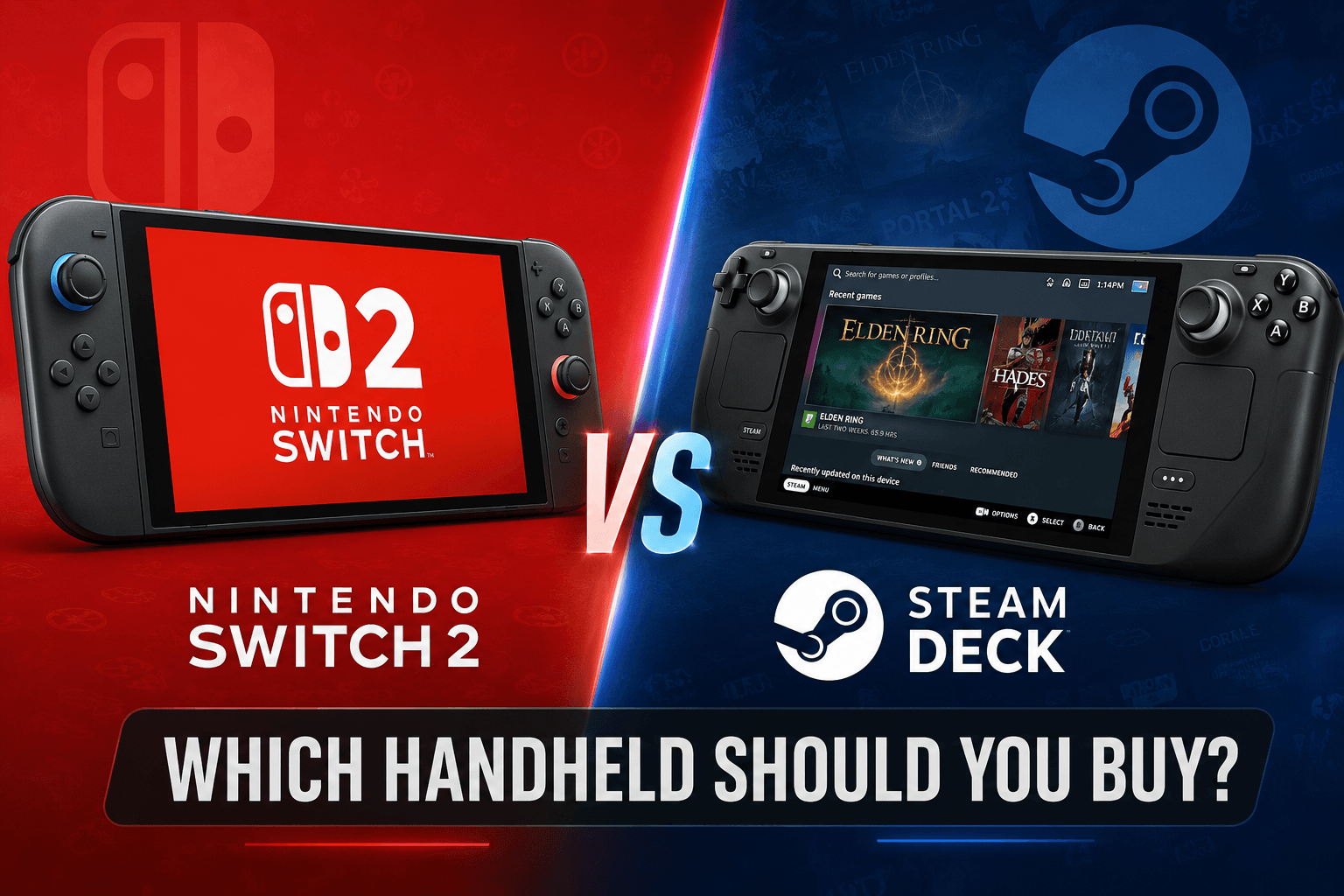 Nintendo Switch 2 vs Steam Deck: Which handheld should you buy?