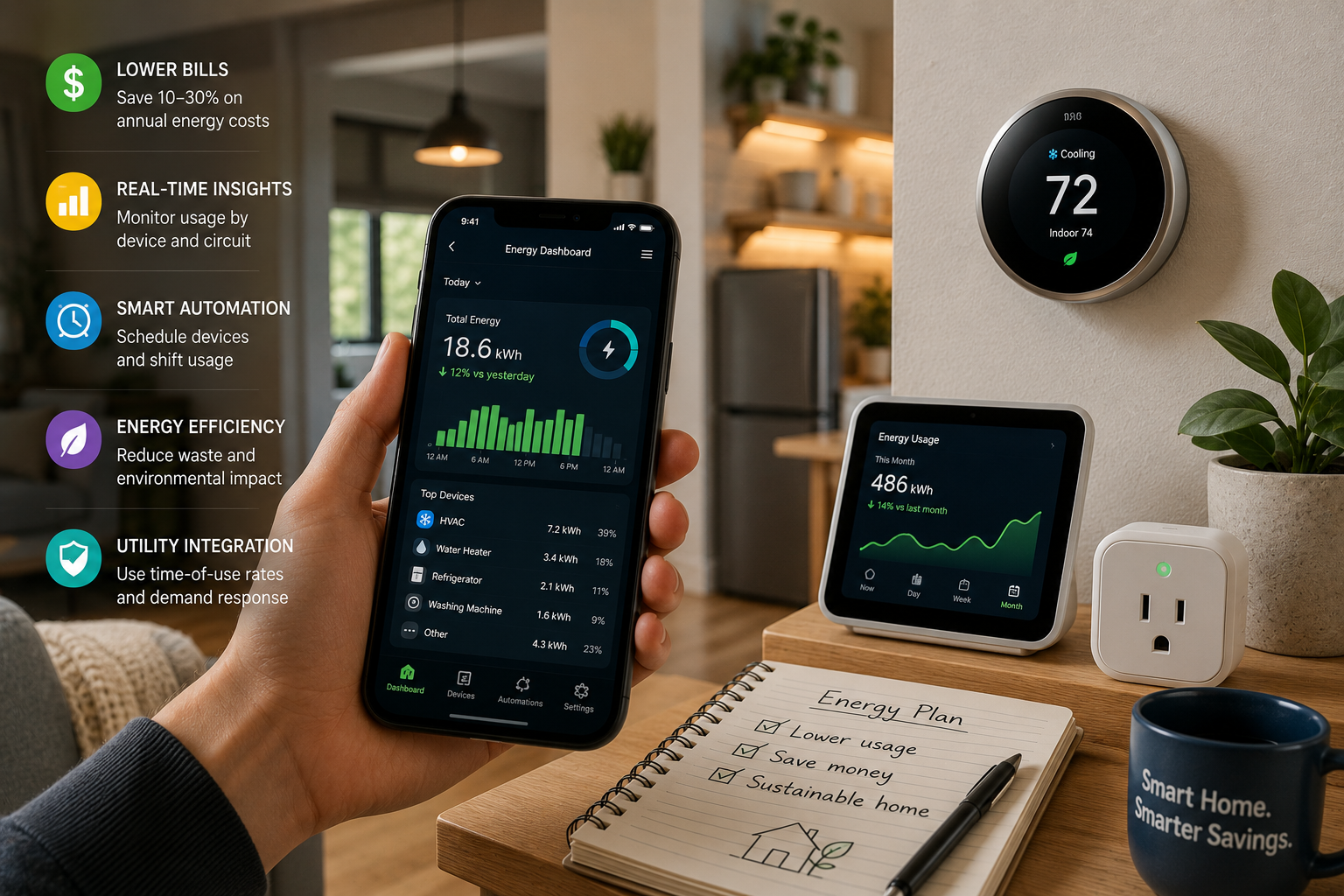 smart thermostat energy savings